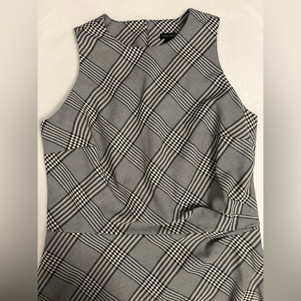 NWT Ann Taylor Plaid Pencil Dress